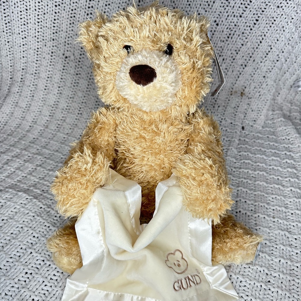 NEW GUND Peek-A-Boo Teddy Bear Animated Stuffed Animal Plus, 11.5"